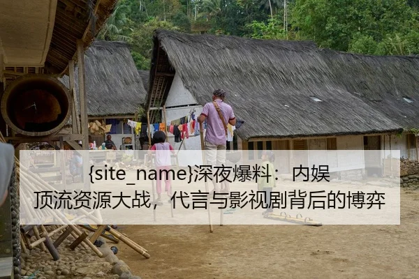 吃瓜网站深夜爆料：内娱顶流资源大战，代言与影视剧背后的博弈